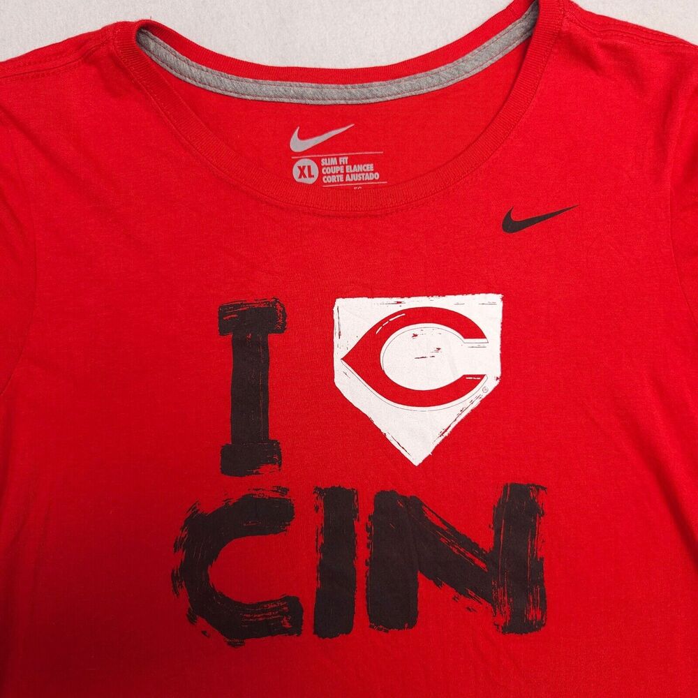 Nike Red "I CINC" Graphic Women's Tee